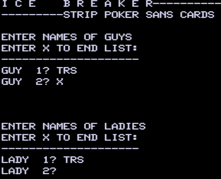 Screen shot